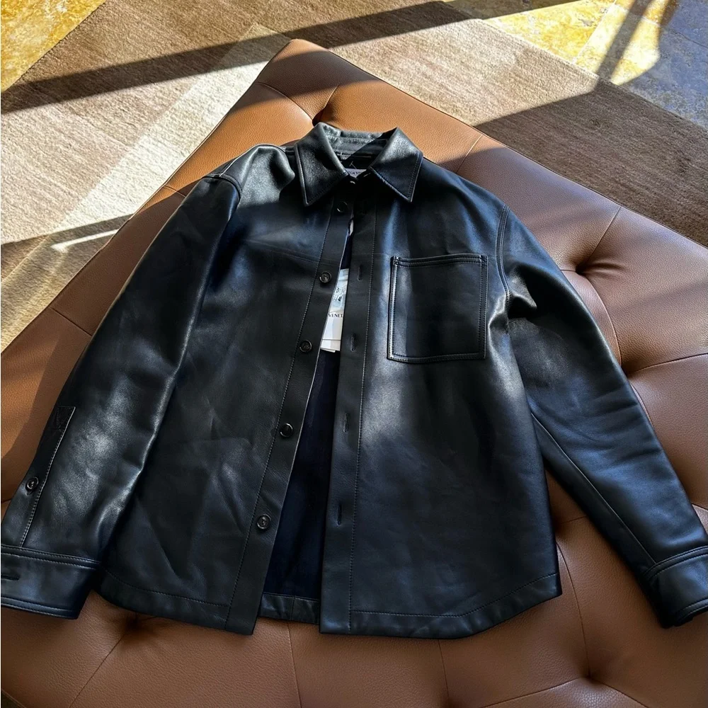 Bottega Veneta Lambskin Leather Shirt
Jacket Black IT 38 | US 6 Quiet Luxury NWT - Picture 10 of 16